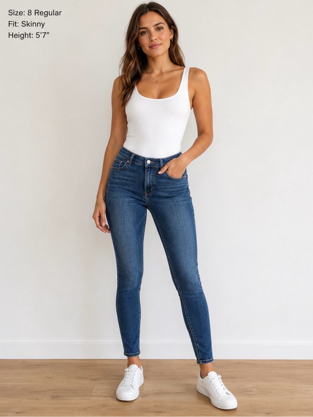 Universal Thread Women’s Skinny Jeans in Medium Blue Wash